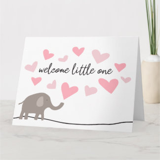 Welcome to the World - Elephant Card