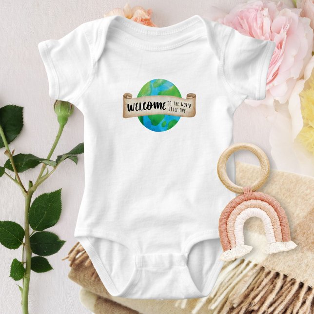 Welcome to the World Little One  earth Baby Bodysuit (Creator Uploaded)