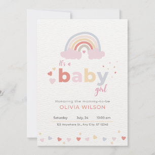 Welcome to the World, Our Hearts Burst with Joy! Invitation