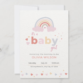 Welcome to the World, Our Hearts Burst with Joy! Invitation