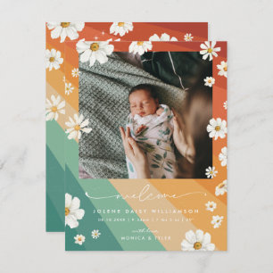 Welcome to the World Retro Boho Birth