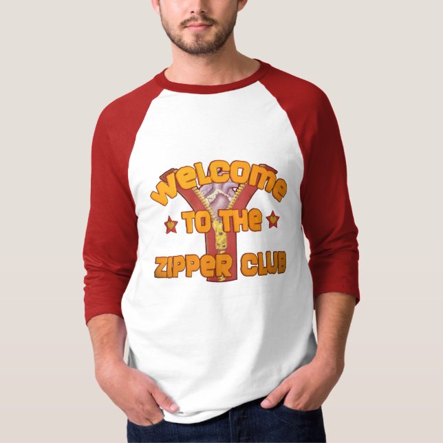 Welcome to the Zipper Club T-Shirt (Front)