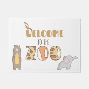 Welcome To The Zoo Door Mat