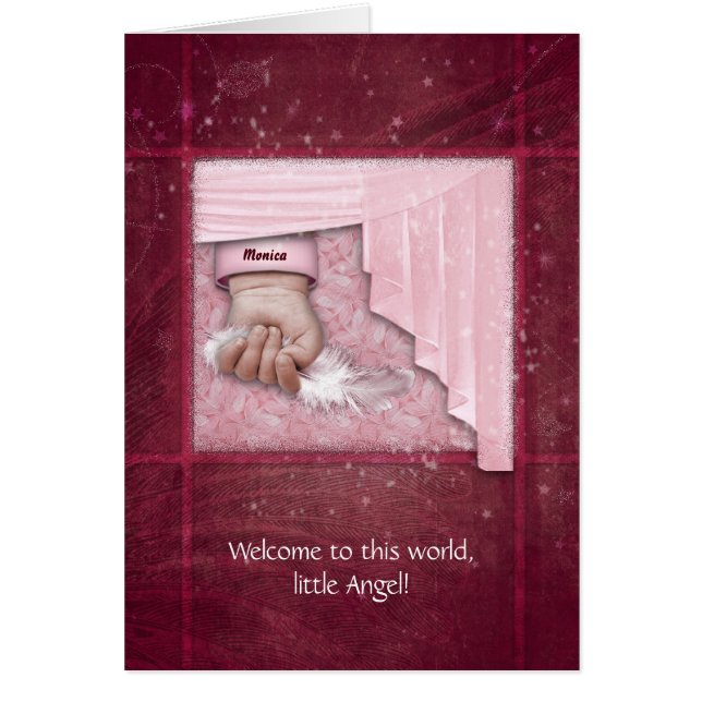 Welcome to this World, little Angel Cards (Front)