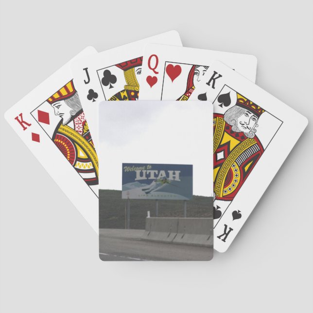 Welcome to Utah Playing Cards (Back)