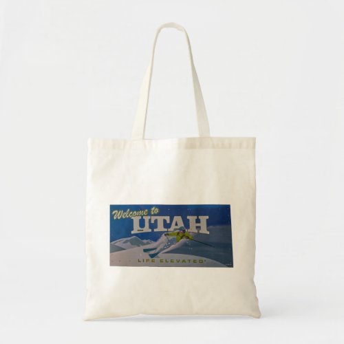 Welcome to utah tote bag