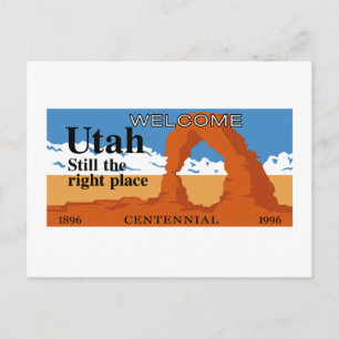 Welcome to Utah - USA Postcard