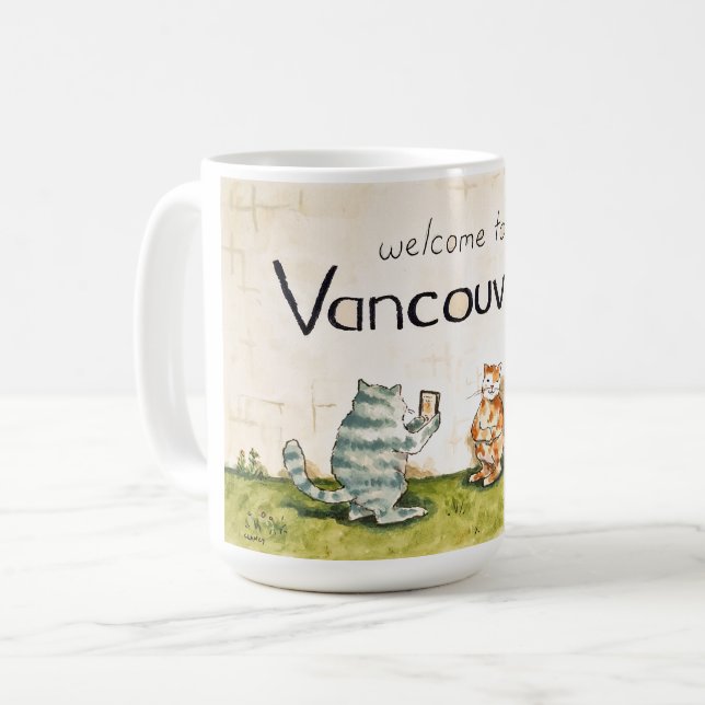 Welcome To Vancouver WA Coffee Mug (Front Left)