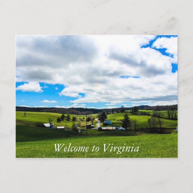 Welcome to Virginia 2 Postcard (Front)