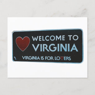 Welcome to Virginia Sign Postcard
