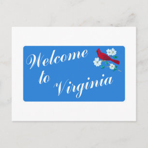 Welcome to Virginia - USA Postcard