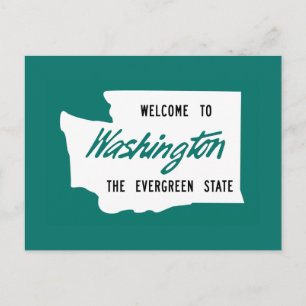 Welcome to Washington - USA Postcard