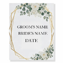 Welcome to Wedding Floral Gold Modern geometric