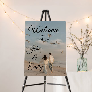 Welcome to wedding personalizable poster
