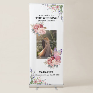 Welcome To Wedding Retractable Banner