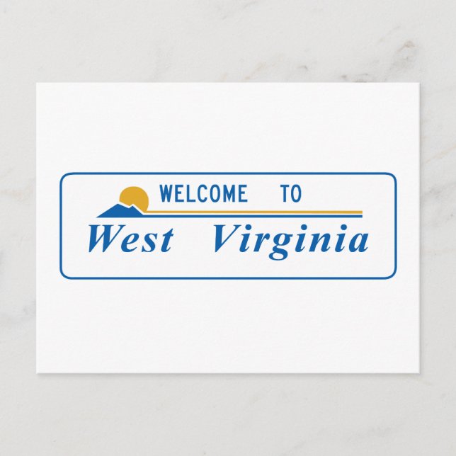 Welcome to West Virginia - USA Postcard (Front)