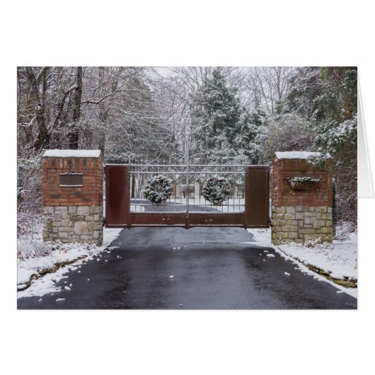 Welcome To Winter Cards (Front Horizontal)