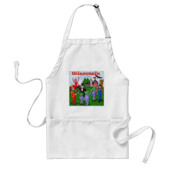 Welcome to Wisconsin Adult Apron (Front)