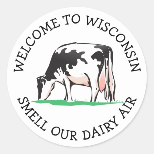 Welcome to Wisconsin Humor Stickers