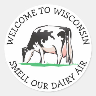 Welcome to Wisconsin Humor Stickers