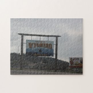 Welcome to Wyoming Jigsaw Puzzle