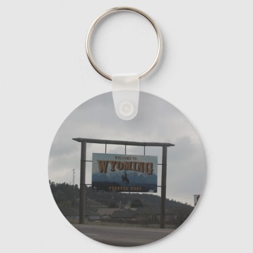 Welcome to Wyoming Key Chain