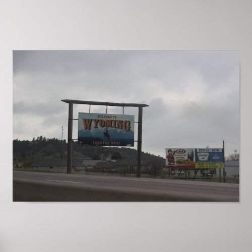 Welcome to Wyoming Poster