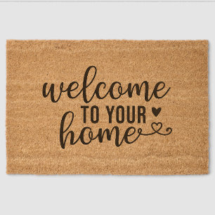 Welcome to your home fiber doormat