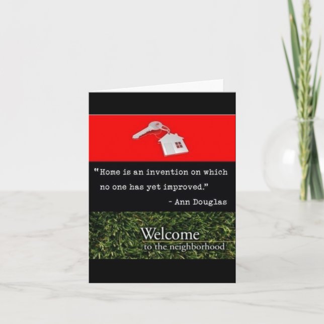 Welcome To Your New Home Announcement (Front)