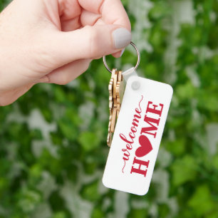 Welcome To Your New Home Real Estate Company Keychain