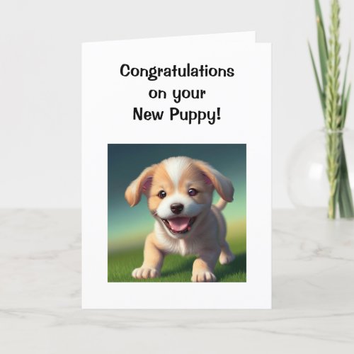 Welcome to your New Puppy Card