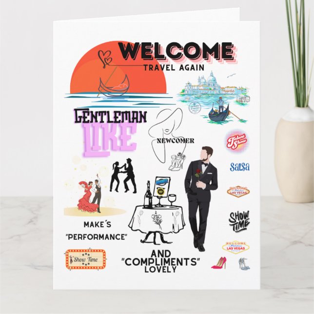 WELCOME TRAVEL AGAIN CARD (Front)