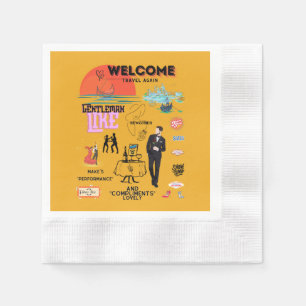 WELCOME TRAVEL AGAIN NAPKINS