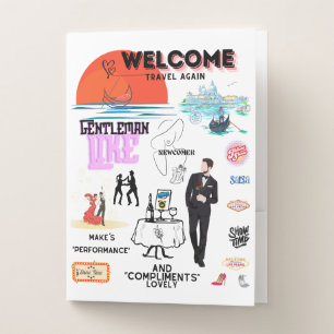 WELCOME TRAVEL AGAIN POCKET FOLDER