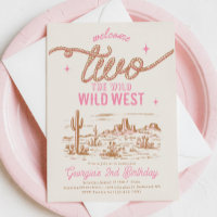 Welcome Two the Wild Wild West Invitation
