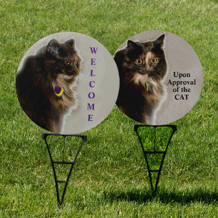 Welcome upon Approval of the Tortie Cat Yard Sign