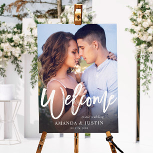 Welcome Wedding or Party Photo 3 Foam Board