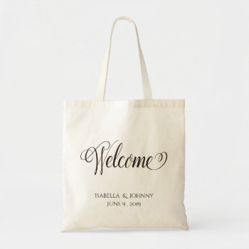 Welcome|wedding Welcome Gift Wedding Favor Tote Bag by Precious_Presents at Zazzle