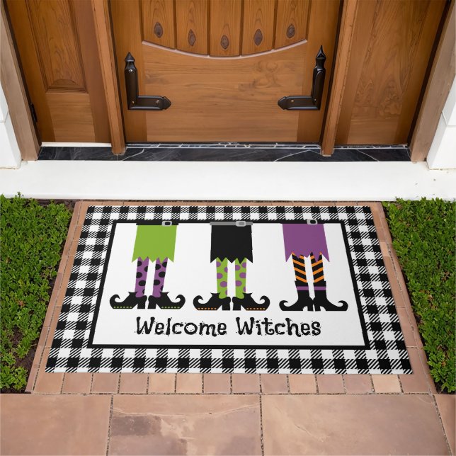 Welcome Witches 30" x 45" Doormat (Outdoor)