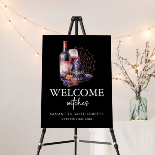 Welcome  Witches Gothic  Bachelorette Party  Foam Board