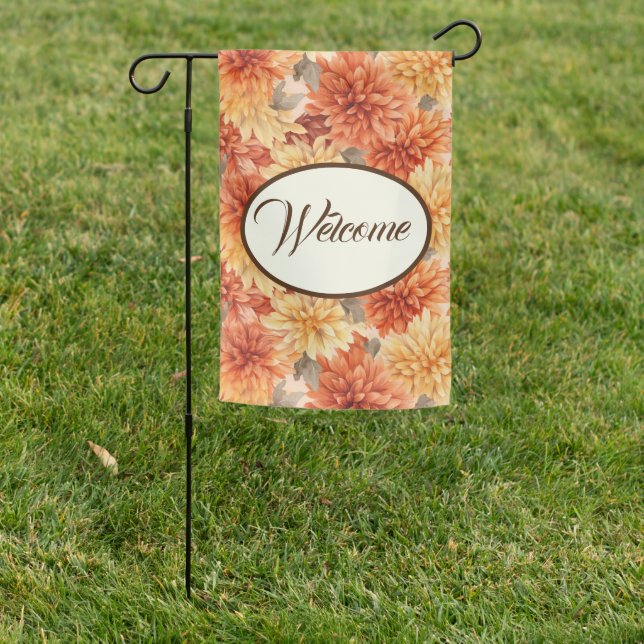Welcome Yard Flag (In SItu)