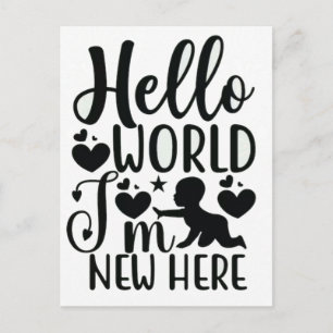 Welcome Your New Baby 2026 Holiday Postcard