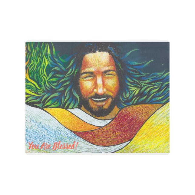 Welcoming Christ Metal Wall Art (Front)