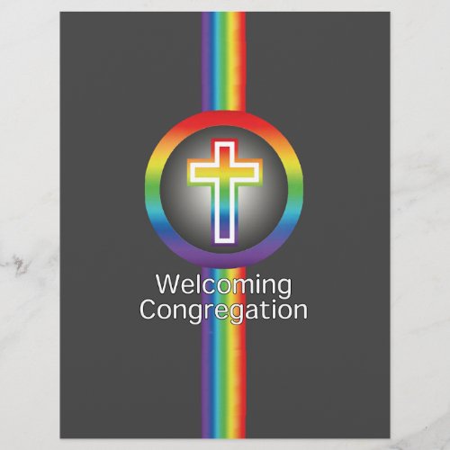 Welcoming Congregation Christianity Flyer