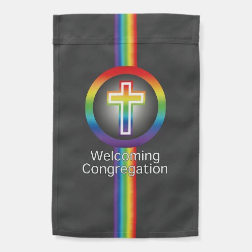 Welcoming Congregation Christianity  Garden Flag