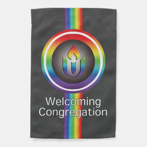 Welcoming Congregation Unitarian Universalism  Garden Flag