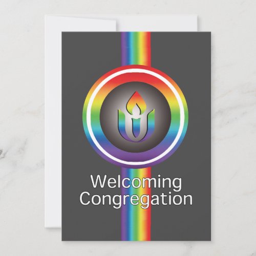 Welcoming Congregation Unitarian Universalism  Holiday Card
