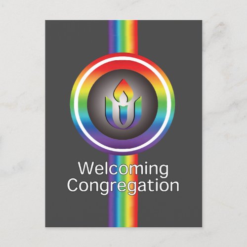 Welcoming Congregation Unitarian Universalism Postcard