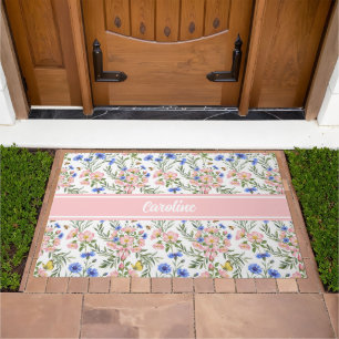 Welcoming Cottage Wildflower Garden Doormat