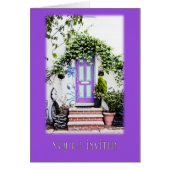 Welcoming Doorway in Purple (Front)